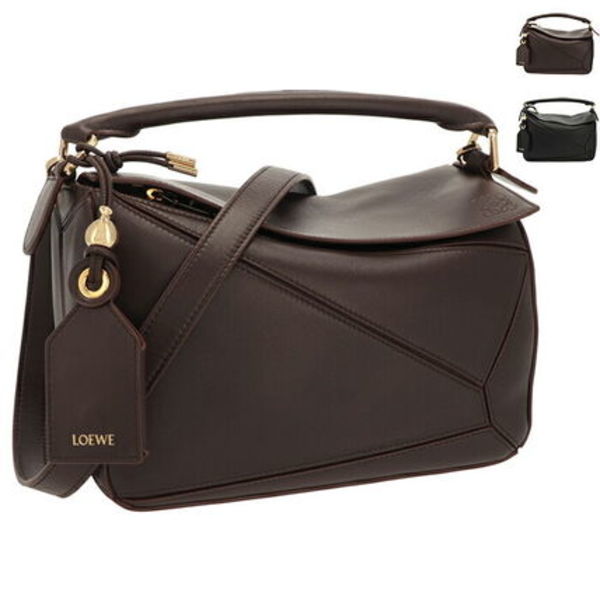 LOEWE ハンドバッグ フェザーライトパズルバッグ スモール