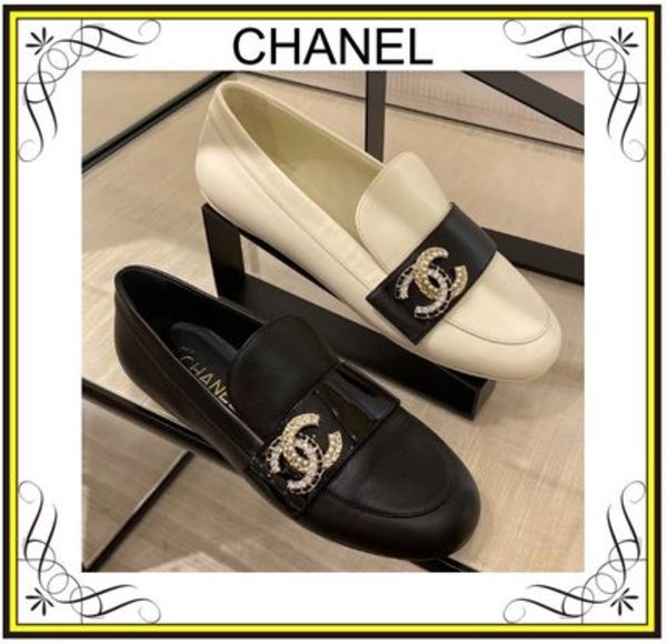 【CHANEL】シャネル  ローファー CCマーク
