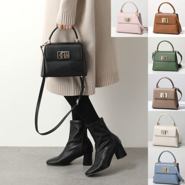 Furla ハンドバッグ 1927 MINI レザー ショルダーバッグ