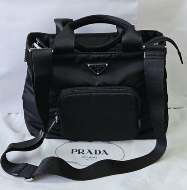 PRADA軽い!★ナイロンバッグ2way★ブラック