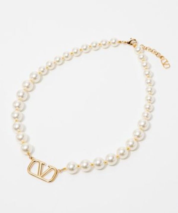 VALENTINO 4W2J0P13UXM ネックレス VLOGO SIGNATURE PEARL