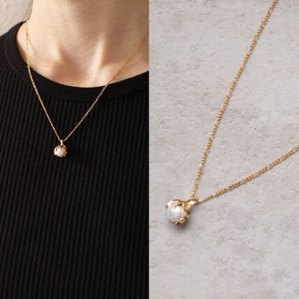 BOTTEGA VENETA ネックレス 732075 V721A 淡水パール シルバー