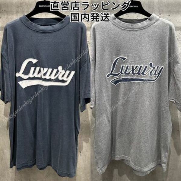 BALENCIAGA Luxury Script オーバーサイズ Tシャツ