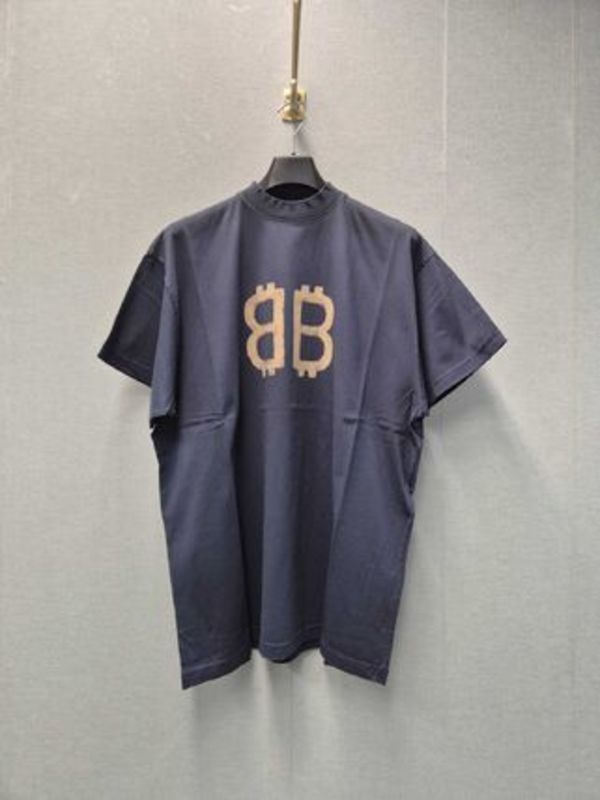 BALENCIAGA BB メンズ オーバーサイズTシャツ 739028 TOVU6 4108