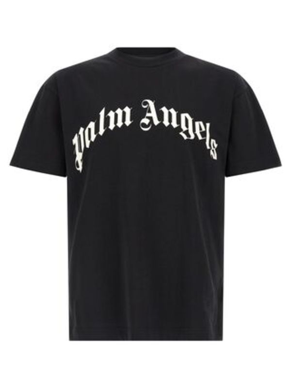 Palm Angels 'Curved Logo' T-shirt