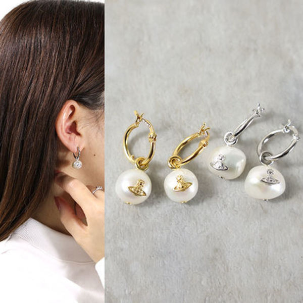 Vivienne Westwood フープピアス 両耳用 シルバー925 6203007W