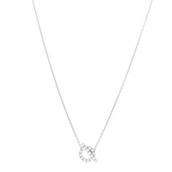 国内発送 エルメス 18Kホワイトゴールド ペンダントネックレス