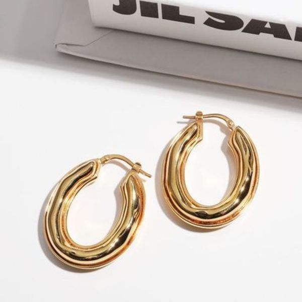 JIL SANDER フープピアス J56VG0015 P4877 アクセサリー