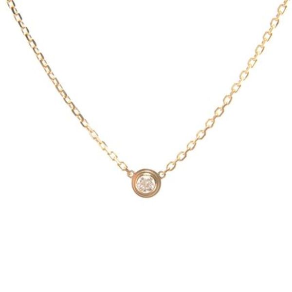 CARTIER ネックレス ダムール ネックレス Au750 イエロ...
