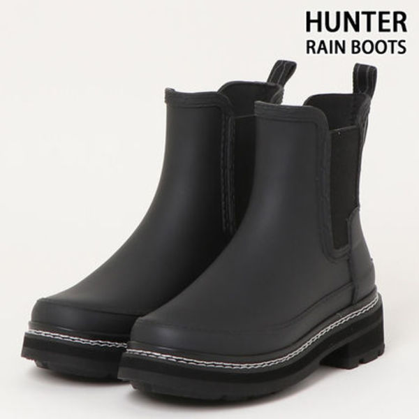 HUNTER ハンター ステッチ ディティール レインブーツ