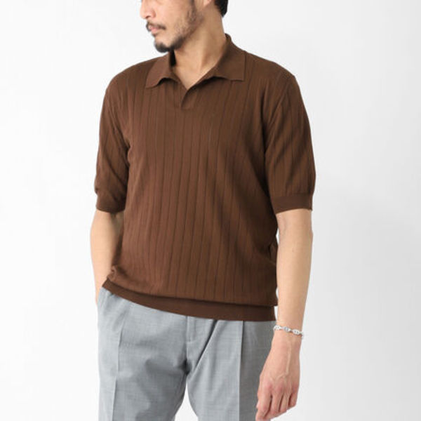 Cruciani ニットポロシャツ u61558-78po3
