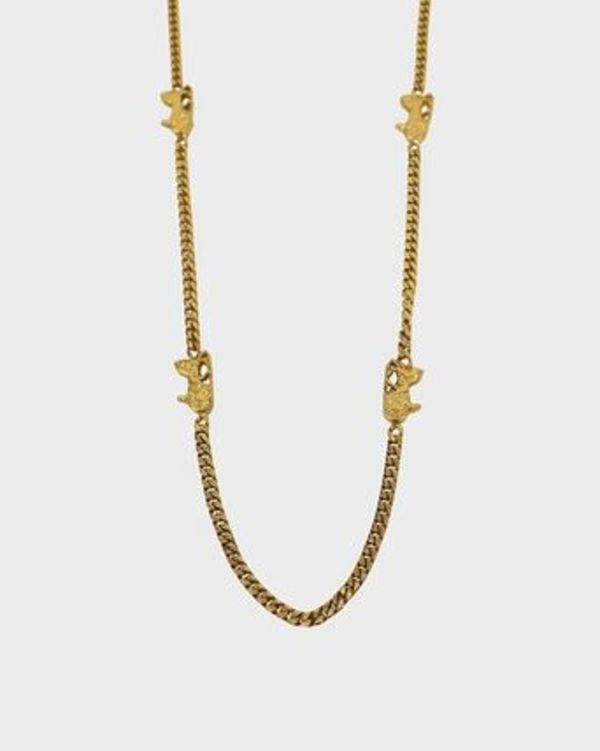 CELINE 馬車チェーンロングネックレス