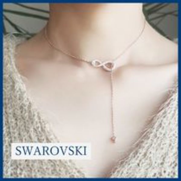 【Swarovski】Infinity Y字型ネックレス 5521346