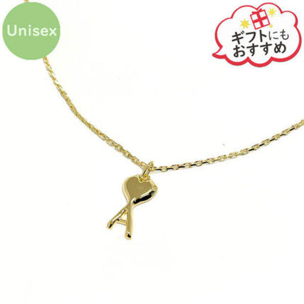 AMI PARIS ハンマード ネックレス UJW444.361 ハートロゴ