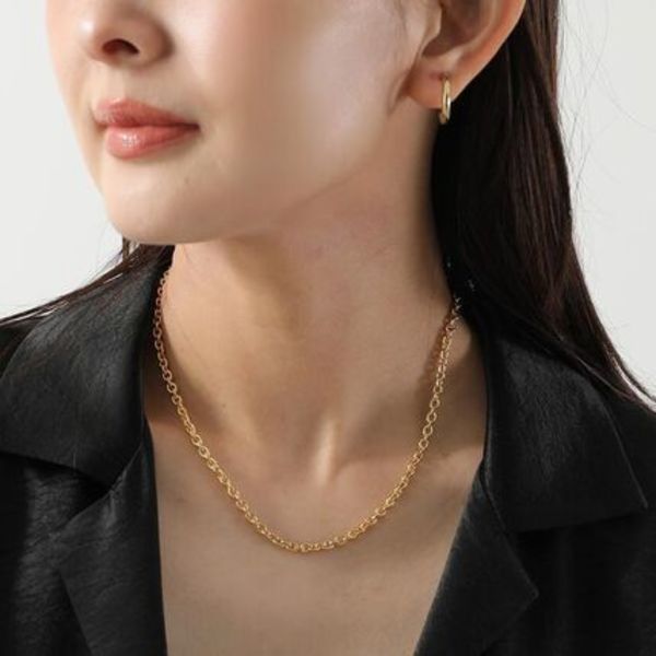 TOMWOOD ネックレス Ada Chain Slim Gold 17 inches 101426
