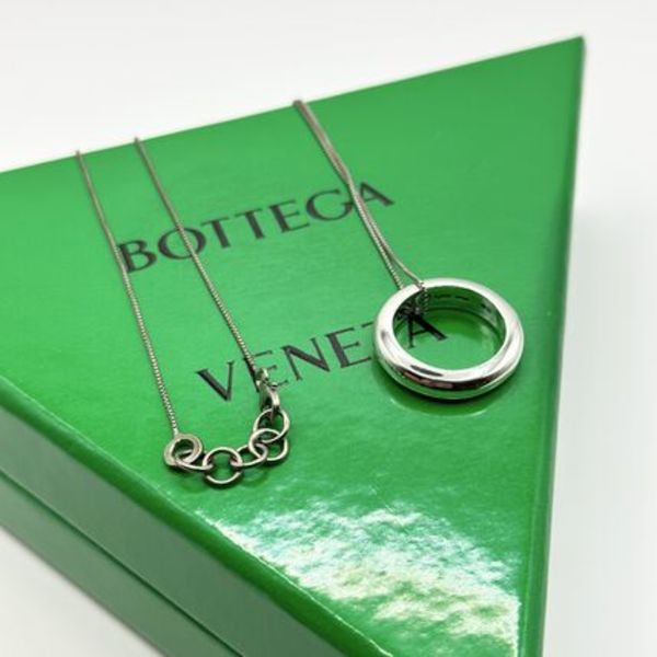 【新品未使用】BOTTEGA VENETA ネックレス リング シルバー