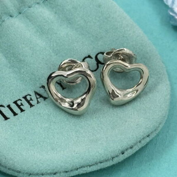 TIFFANY オープンハート ピアス SV925