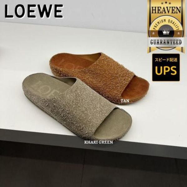 6万取引突破★UPS速達便!【LOEWE】M816465X27_スエードサンダル