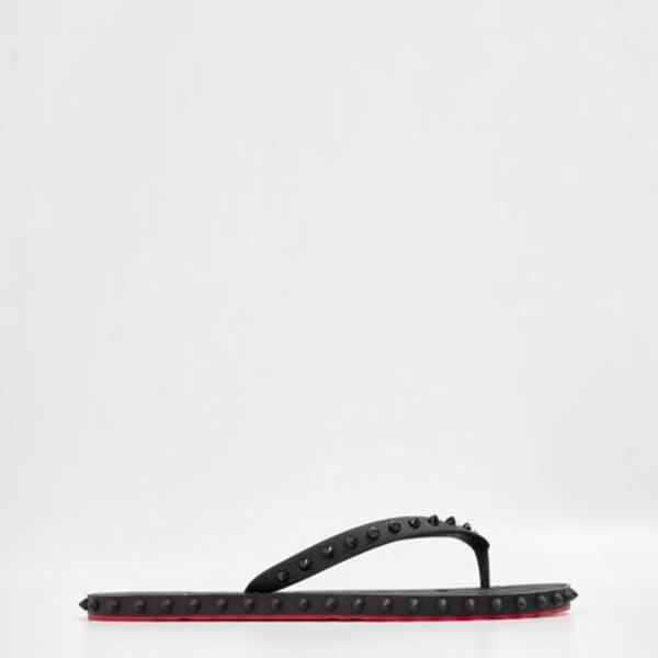 CHRISTIAN LOUBOUTIN SUPER LOUBI FLIP FLOPS