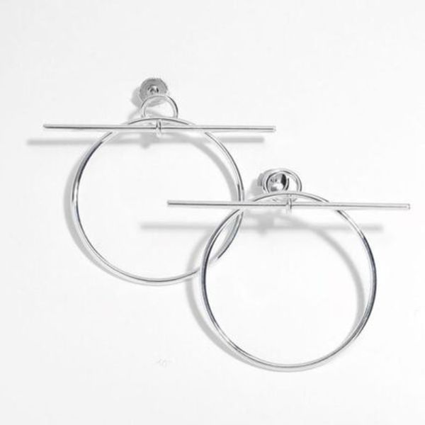 HERMES ピアス LOOP MM ループ H114504B サークル