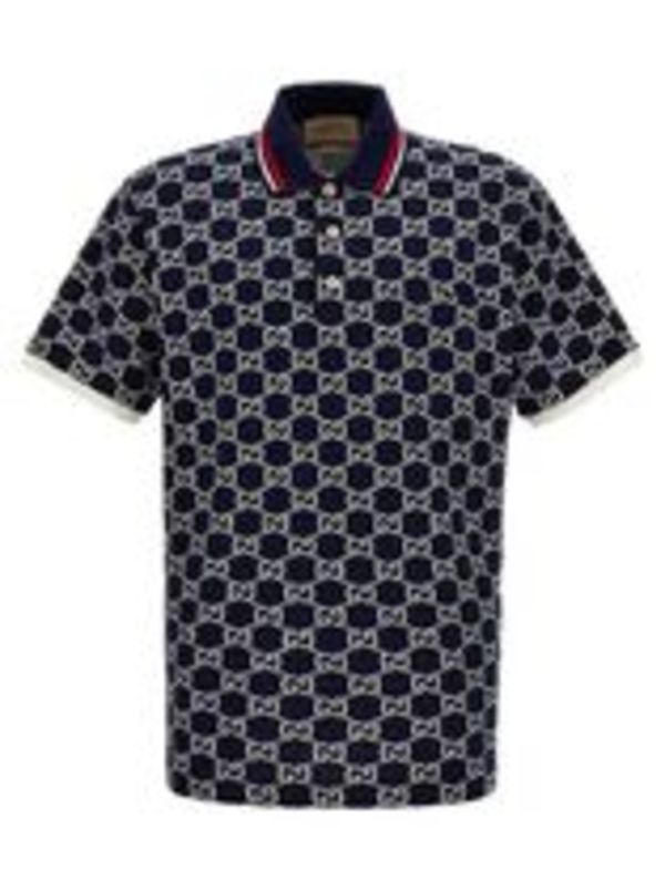 Gucci グッチ GG ピケ ジャカード ポロシャツ