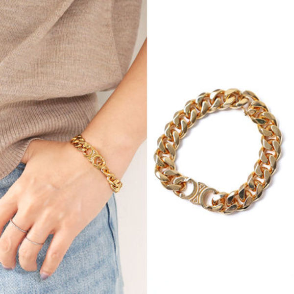 CELINE ブレスレット Gourmette Triomphe Bracelet 460BJ6BRA