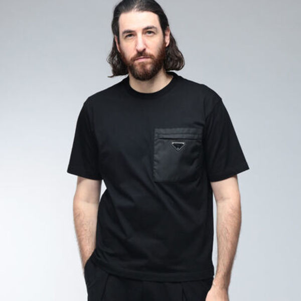 PRADA Tシャツ Re-Nylon xジャージー