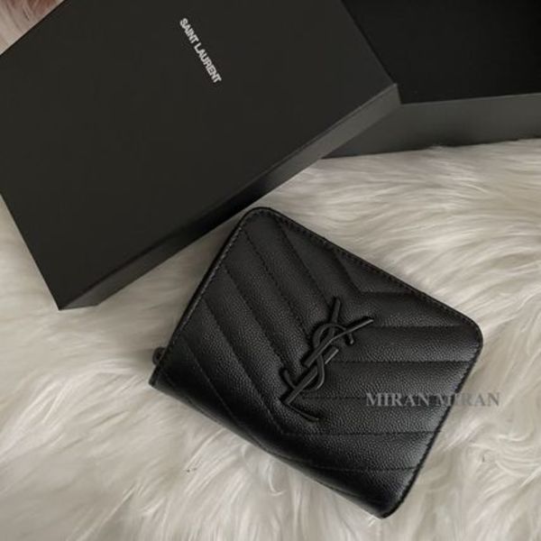 追跡付き発送【Saint Laurent】ジップアラウンド ウォレット