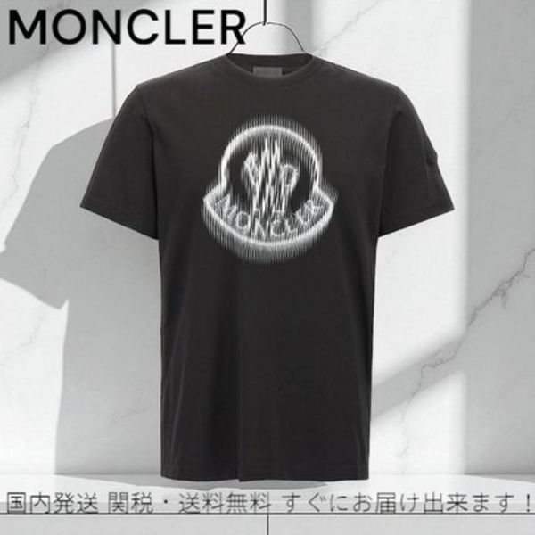 MONCLER モンクレール グラフィックエフェクトロゴTシャツ