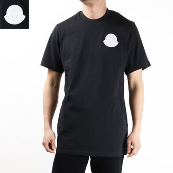 MONCLER モンクレール Tシャツ 半袖 クルーネック ロゴ 国内発送