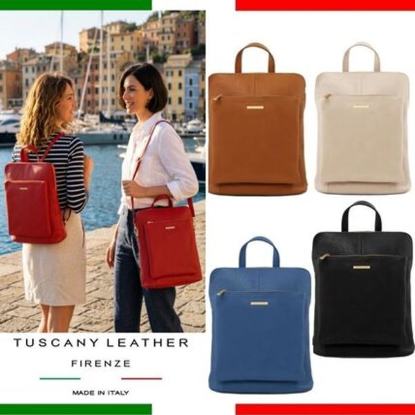 【Tuscany Leathert 直営】イタリア製2WAYソフトシボ革リュック