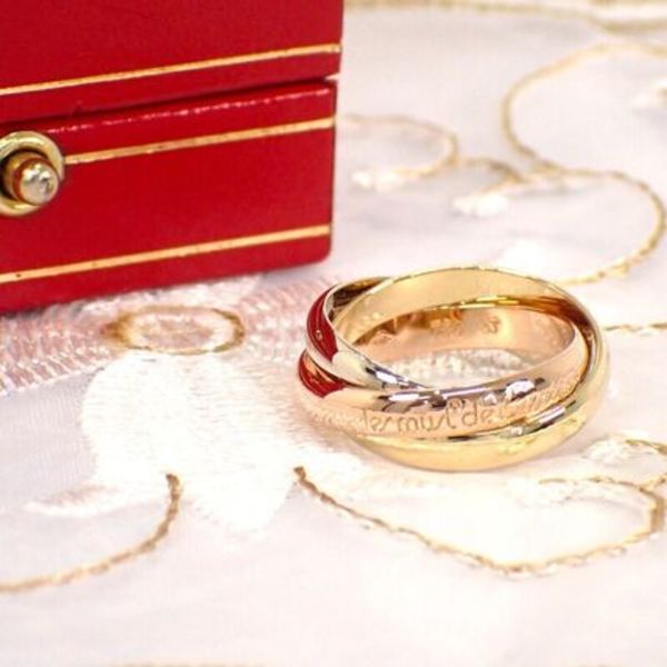 CARTIER トリニティ リング 13号 #53 指輪 K18 18金