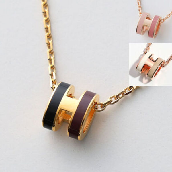 HERMES ネックレス ロカバール Pop H MINI H100066F