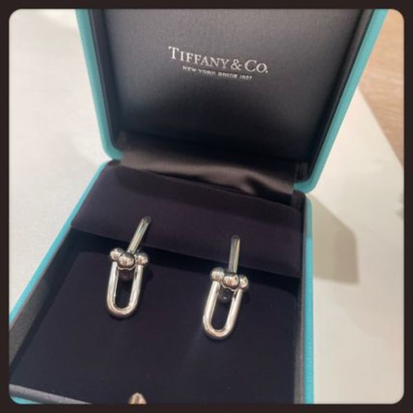 【TIFFANY】リンク ラージサイズ ピアス