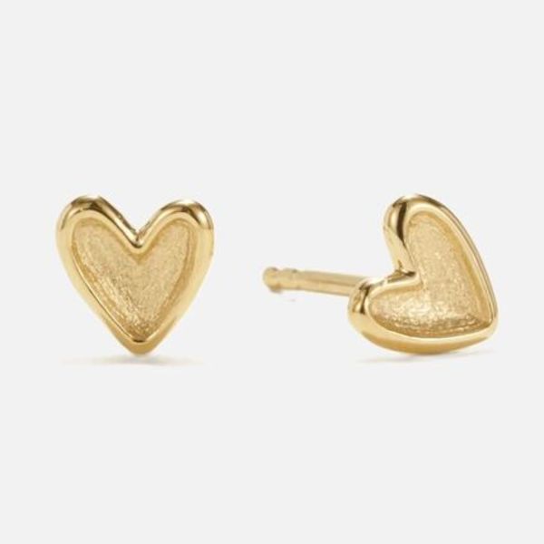 【Shapes Studio】10K Mini Heart Studsピアス