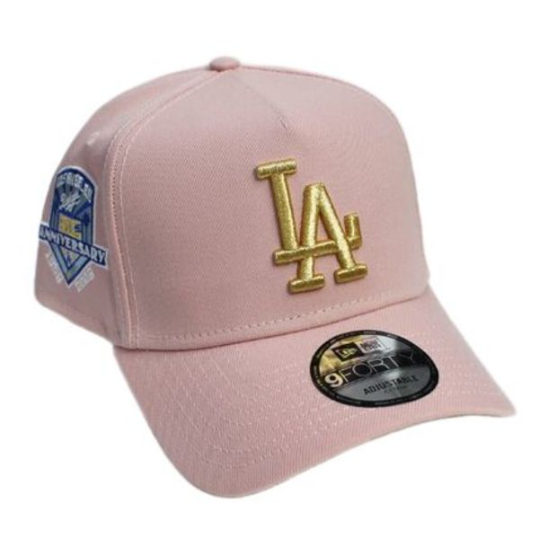 海外モデル New Era MLB LA ドジャース キャップ ピンクゴールド