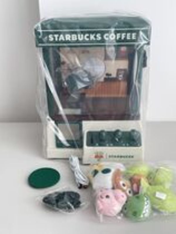 【Starbucks】TOY STORY ミニクレーンゲームマシン★韓国スタバ