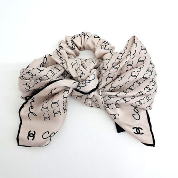 CHANEL HAIR SCRUNCHIE AND SCARF