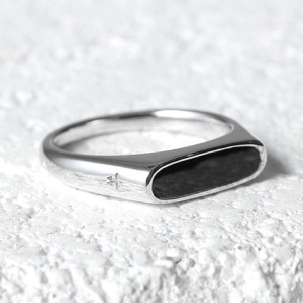 TOMWOOD リング Mario Ring Onyx R75SBBOM01S925 オニキス