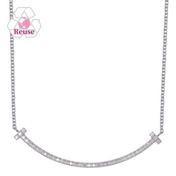 【リユース】TIFFANY ネックレス Tスマイル