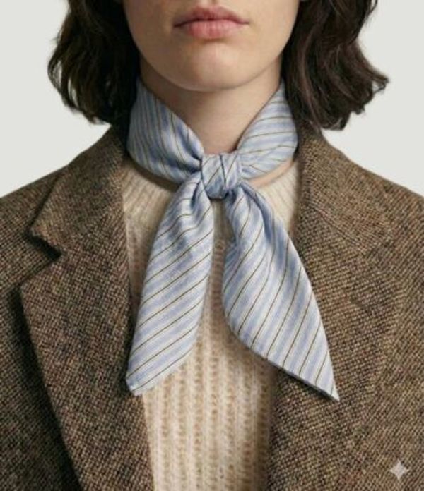 TOTEME| (Striped Silk Scarf (261-WSC0149-FB0553 339))