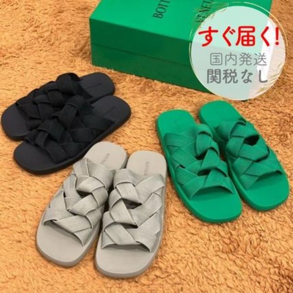 【国内即発/関税なし】Bottega Veneta サンダル PLAT SLIDE