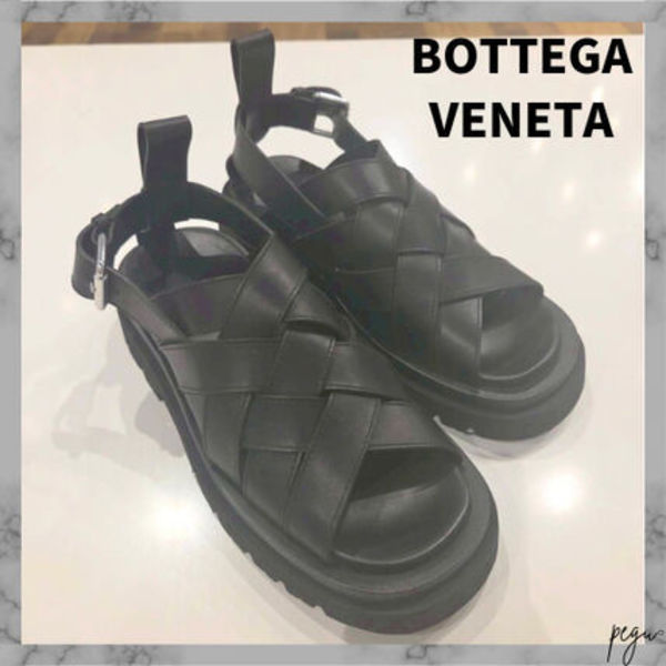 【早い者勝ち】BOTTEGA VENETA ラグ ストラップサンダル