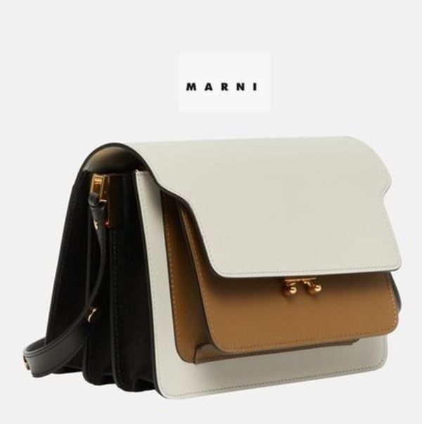 新作★MARNI (マルニ) Trunk leather shoulder bag 各色