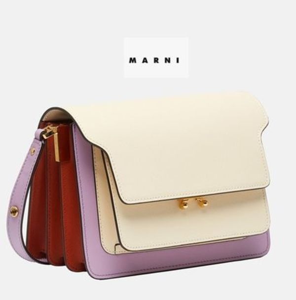 新作★MARNI (マルニ) Trunk leather shoulder bag