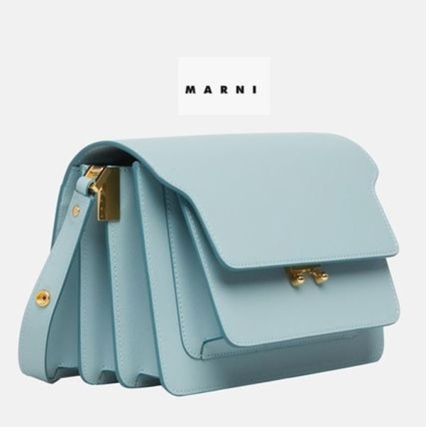 新作★MARNI (マルニ) Trunk leather shoulder bag 各色