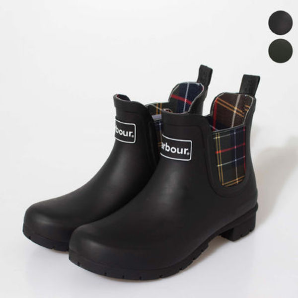 BARBOUR レディース レインブーツ KINGHAM ANKLE WELLINGTON