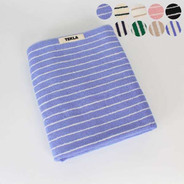 TEKLA バスタオル PIN STRIPES ORGANIC TERRY TOWEL【国内配送】