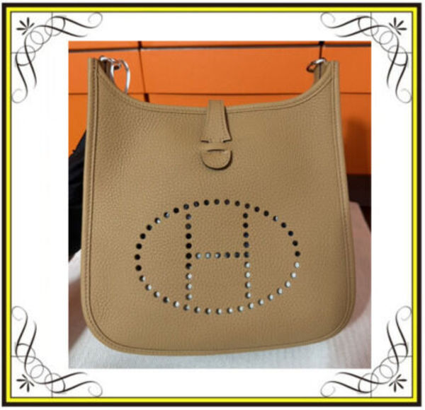 【HERMES】エルメス エブリン 23 バッグ Evelyne ロゴ