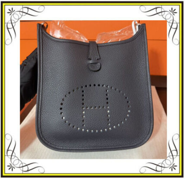 【HERMES】エルメス エブリン 23 バッグ Evelyne ロゴ